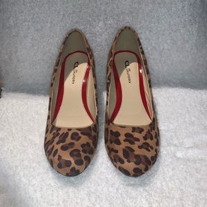 CL by Laundry Animal Print Heels